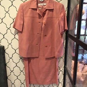 MaxMara shift dress with short sleeve jacket.